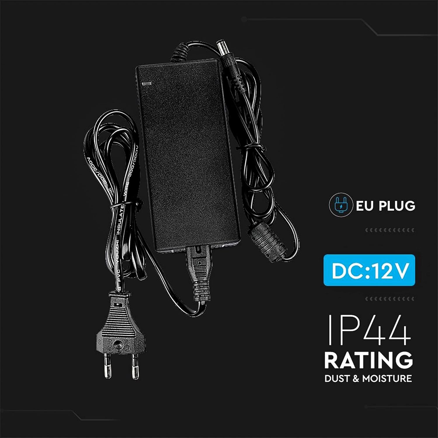 Adaptateur Secteur Universel AC 100-240V DC 12V 2A, Adaptateur De