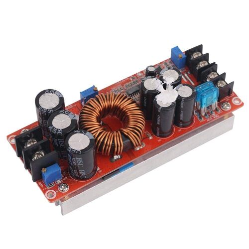Step up Convertisseur de Tension 1200W 20A Boost Module d'alimentation 8-60V à 12-83V.