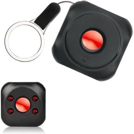 CAYPP-Détecteur De Caméra Cachée,Scanner Infrarouge Anti-Espion,Portable Détecteur De Caméra Pour Hôtel,Maison,Bureau,Voyage,Voiture,Vestiaire,Salle De Bain,Protégez Votre Vie Privée (Noir)