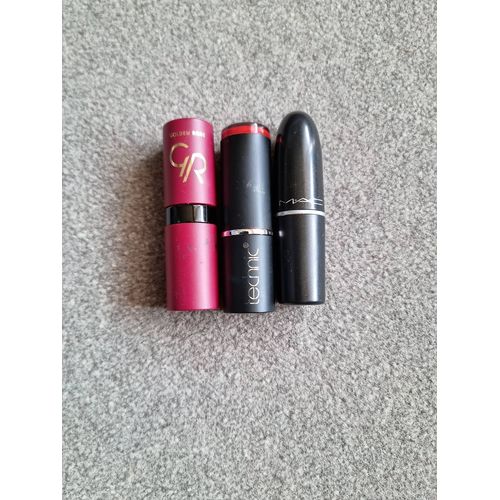 Lot De 3 Rouge À Lèvres Rose