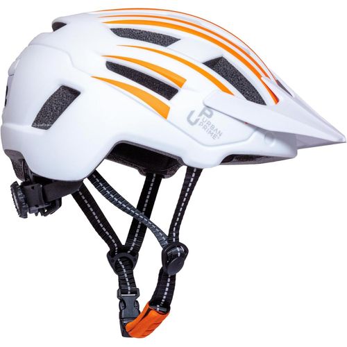 Casque Adulte Unisexe,Blanc/Orange