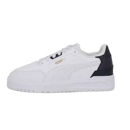 Chaussures Basses Cuir Ou Simili Puma Shuffle Downtown Blanc