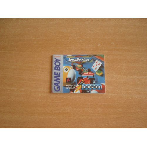 Notice Micro Machines (Game Boy)