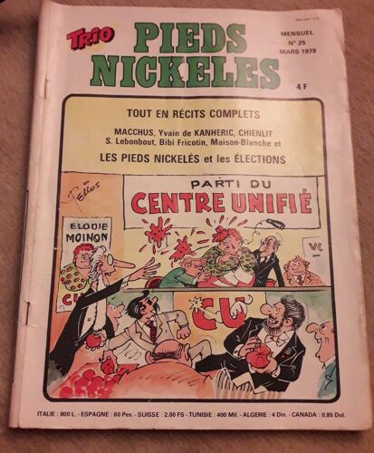 Trio Pieds Nickeles 25