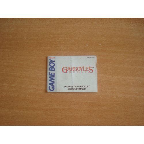 Notice Gargoyles Quest (Game Boy)