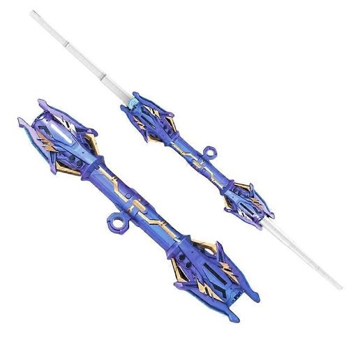 Sabre laser Fidget Spinner, sabre laser retractable multifonction a double tete violet