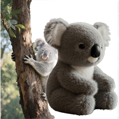 Koaly - Le Koaly, un soin emotionnel a la demande, une peluche Koaly pour un soutien emotionnel, imite les mouvements naturels pour un confort realiste, une peluche caline