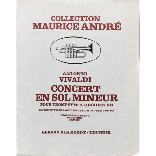 Vivaldi - Concert En Sol M Pour Trompette Et Piano