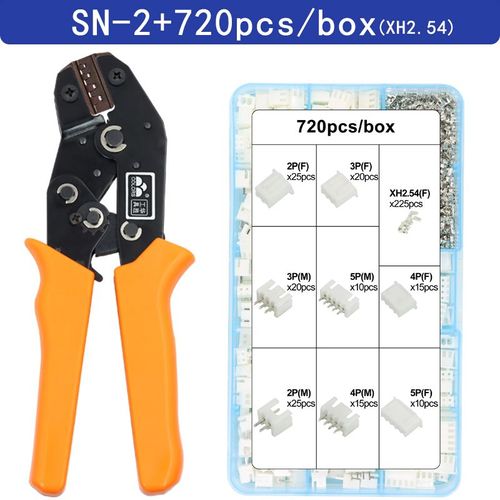 Pince à sertir SN-48B fil 0.5-2.5mm2 20-13AWG mâchoire de précision avec onglet boîte 2.8 4.8 6.3 bornes ensembles outils à main électriques -SN-2 720H