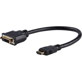 Startech.Com Adaptateur Hdmi Vers Dvi, Câble Displayport, Convertisseur Mobile Avec Connecteur Hdmi Mâle Et Connecteur Dvi Femelle, Câble De Connexion Au Format Dongle, Câble De 20Cm (Hddvim[Z594]