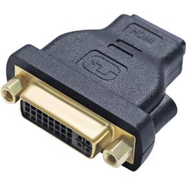 KALANKA-Adaptateur DVI femelle vers HDMI femelle bidirectionnel HDMI vers DVI-I Convertisseur 24+5 ports 4K 1080p Vidéo pour moniteur d'ordinateur PC TV Box Home Cinéma Display