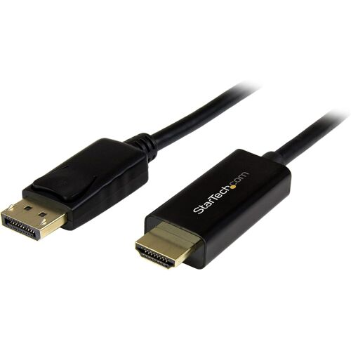VornixorSarlshop-com Câble DisplayPort vers HDMI 5m - 4K 30Hz - Adaptateur DP vers HDMI - Convertisseur pour Moniteur DP 1.2 à HDMI - Connecteur DP à Verrouillage - Cordon passif DP vers HDMI (DP2HDM