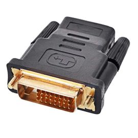 Adaptateur Hdmi Vers Dvi, Dvi Mâle Vers Hdmi Femelle, Convertisseur Bidirectionnel Plaqué Or Pour Tv, Moniteur, Ordinateur