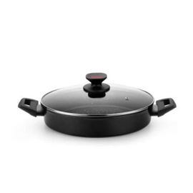 Monix Titan Rock | Casserole Basse 32 Cm, Aluminium Forgé, Fond Pleine Induction, Antiadhésif Intérieur Et Extérieur, Tous Feux Dont