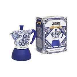 Cafetera Italiana Bialetti Moka Induction Dolce & Gabbana 6 Tazas Compatible Inducción Y Fuego Abierto