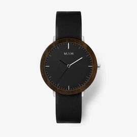 Montre En Bois Mam Originals - Ferra 621 - Quartz - Cuir - Mixte