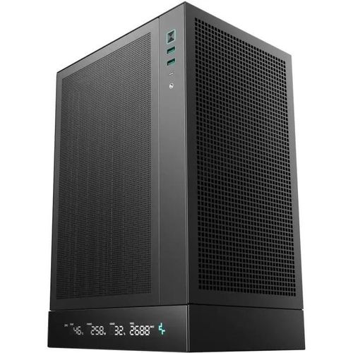 Boitier sans alimentation - DEEPCOOL CH170 Digital - Mini tour - Format M-ITX - Noir