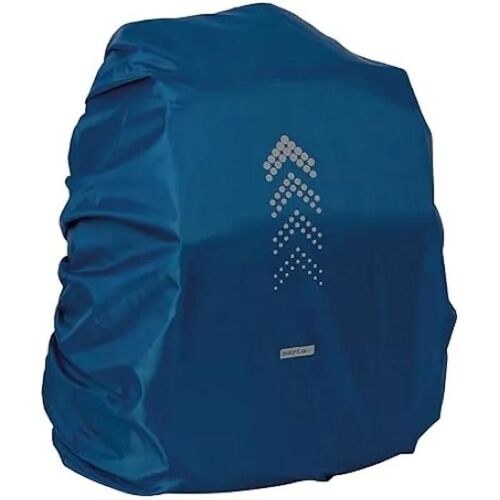 Housse de pluie - SAFTA - Grande housse imperméable - 32 x 40 x 50 cm - Détails réfléchissants - Bleu marine