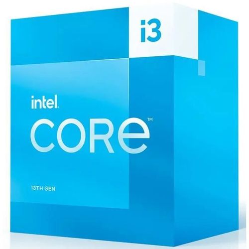 Intel Core i3 13100 - 3.4 GHz - 4 curs - 8 filetages - 12 Mo cache - FCLGA1700 Socket - Box