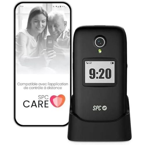 SPC Polaris 7,11 cm (2.8") 105 g Noir Téléphone numérique