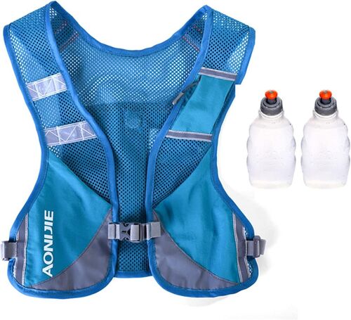 Reflective Running Vest Hydration Bag Trail Jacket Running Lightweight Backpack For Marathon Hiking Cycling Hiking Hydration Backpack