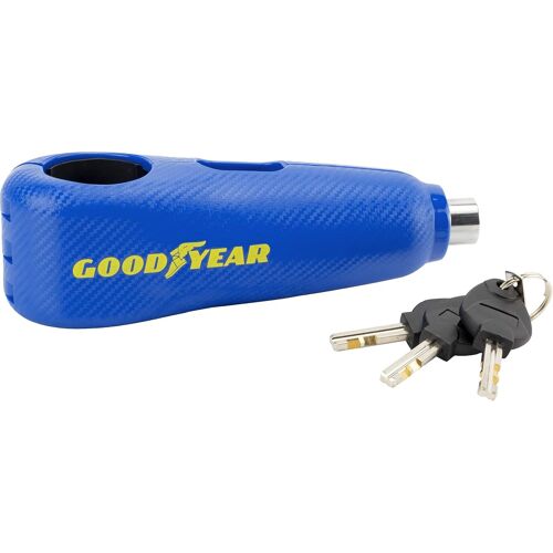 Anti-Theft Lever Lock For Motorcycles With Alarm 120db Blue