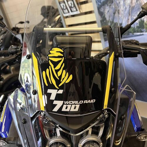 3d Motorcycle Fairing Protection Stickers Compatible With Yamaha Tenere 700 World Raid - Color Icon Blue