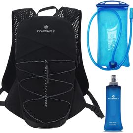 Apt-Gilet De Course Pour Homme/Femme - Sac À Dos D'hydratation Ultra Léger Avec Poche À Eau Et Bouteille Souple - Sac À Dos De Course - Sac À Dos De Trail - Gilet D'hydratation Pour La Course À