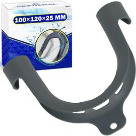Support Tuyau Vidange Machine a Laver en Forme de U 100 x 120 x 25 mm Adaptateur Universel pour Tuyau Vidange Lave Vaisselle-Garantie de 10 Ans-