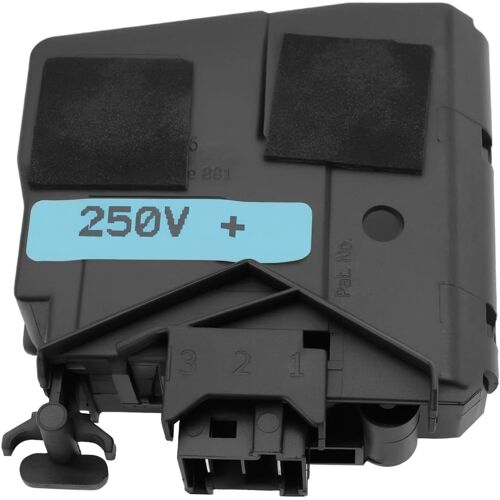 1 x Replacement for Washing Machine Door Lock Switch Solenoid Replacement Parts Compatible with Samsung DC34-00026A WD90J6410AW Black