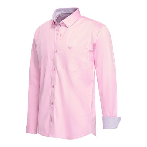 Cappuccino Italia Stretch Overhemd Ancona Rose
