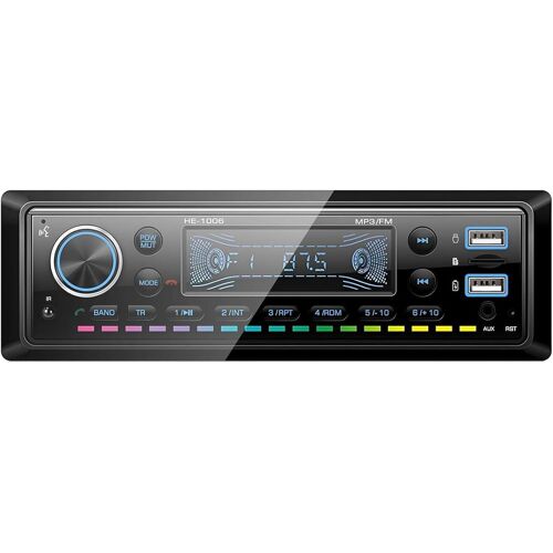 Car Mp3 Player With Fast Charging, Wireless Mic & Dynamic Lighting | Bluetooth 5.0, Fm Radio, Usb/Tf And Intelligent Wiring Protection