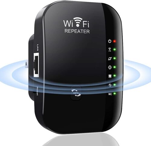 Powerful WiFi Repeater New WiFi Amplifier Signal Booster 300Mbit/s 2.4GHz Supports AP Repeater Mode with WPS Function WiFi Repeater WiFi Booster with LAN/WAN RJ45 Ports