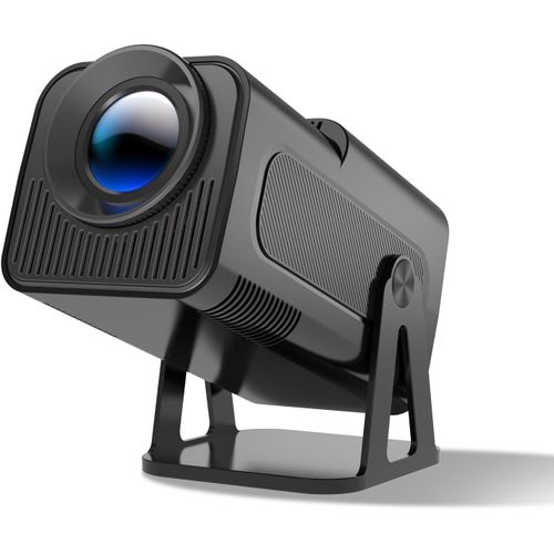 Projecteur Intelligent Hy320 Ntv 4K 1080P,Mini Projecteur Avec Wifi 6 Et Bluetooth 5.2/320 Ansi 12000 Lumens 5G Wifi,Correction Automatique Du Trapèze Et Assistant Vocal Pour Home Cinéma Extérieur