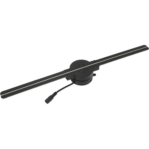 Ventilateur D'Hologramme 3D,Résolution 2000X224,Projecteur D'Hologramme Wifi,Luminosité À Angle Réglable Avec 224 Perles Lumineuses Led Pour Barre De Magasin 10 (Prise Ue