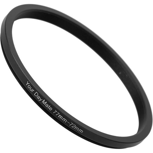 Step Down Ring,Ø 77 à 72 mm de diamètre,Compatible avec Les objectifs de Fabricants tels Que Canon,Sony,Nikon,Fujifilm,Adaptateur de Filtre pour Objectif d'appareil Photo,Step-Down Rings alu