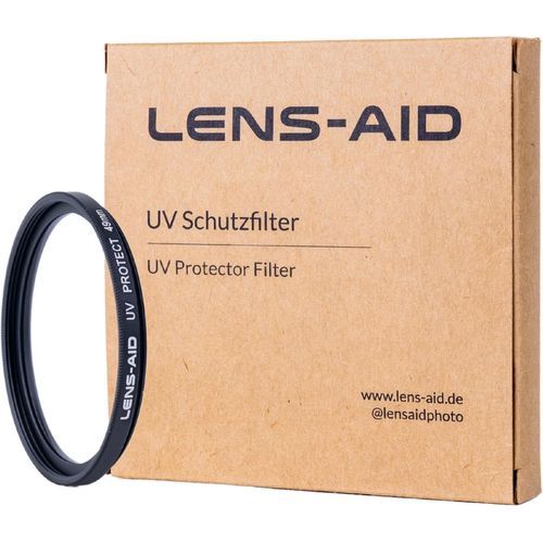 UV Filter 49mm - Filtre d'objectif avec Verre Schott B270 - Filtre de Protection Ultraviolet avec Nano-revêtement 18x Contre Les Rayures, la, Le Sable - Effet Lotus (oléofuge & Hydrofuge)