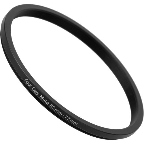 Step Down Ring,Ø 82 à 77 mm de diamètre,Compatible avec Les objectifs de Fabricants tels Que Canon,Sony,Nikon,Fujifilm,Adaptateur de Filtre pour Objectif d'appareil Photo,Step-Down Ring alu