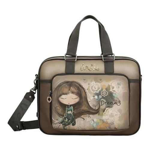 Anekke Sac de bureau brun foncé marron pour femme - Real Briefcase Multicolor 314163