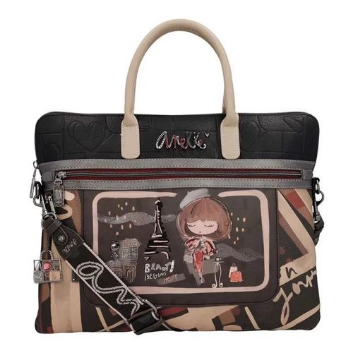 Anekke Sac de bureau brun foncé marron pour femme - Mademoiselle Briefcase Multicolor 319523
