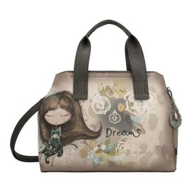 Anekke Sac à main beige multicolore pour femme - Real Short Handle Bag L Multicolor 314153