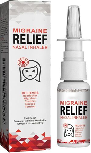 Inhalateur Nasal De Soulagement De La Migraine,Inhalateur Nasal Naturel,Inhaler Respiratoire Rafraichissant,Inhaleur Migra Pure,Inhalateurs Nasaux Pour Soulager Les Maux,1pc