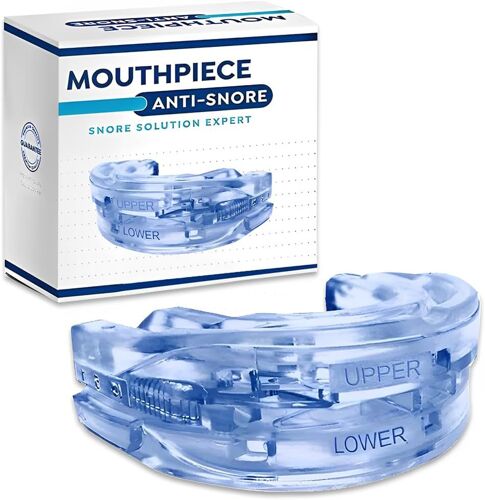 Orthese Anti Ronflement, Goutiere Dent Bruxisme, Dispositifs Anti-Ronflement, Anti Ronflement Efficace Puissant, Anti-Ronflements Réglables Pour Hommes Et Femmes, Guard Sleep Better - Blue 