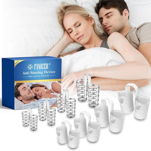 4 Pièces Écarteur Nasal Anti-Ronflement, Dilatateur Nasal Pour Mieux Respirer La Nuit, Dispositif Anti-Ronflement ,Pour Un Sommeil Paisible,Améliore Le Sommeil(Diaphane) 