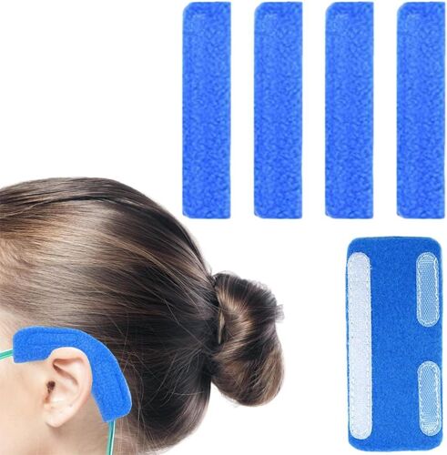 5 Pièces Coussinets D'oreille Pour Canule Nasale,Doux Enveloppe De Canule Housses D'oxygène Protecteur D'oreille Pour Utilisateurs D'oxygène