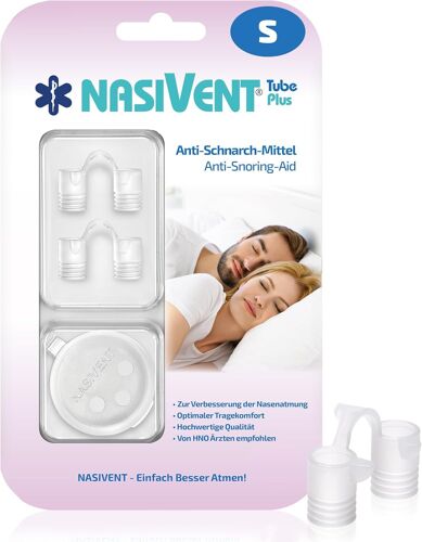 Dispositif Anti-Ronflement - (2x S) - Amélioration De La Respiration Nasale - Écarteur De Nez - Unique En Son Genre Grâce À Des Chevilles De Retenue Innovantes 