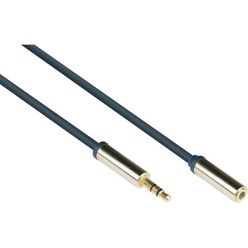 Câble de Connexion Audio Extension Jack 3,5 mm 2 m Bleu foncé