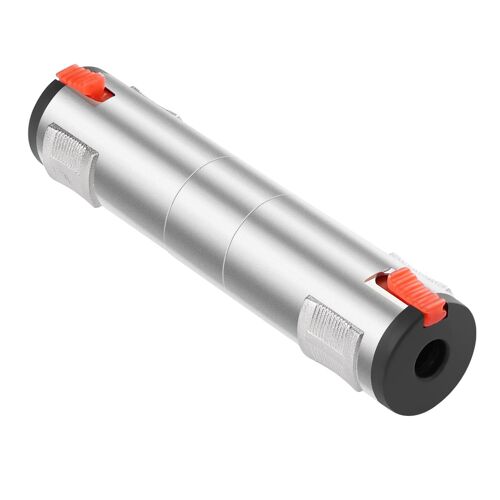Verrouillage 6,35mm Femelle à Femelle Stéréo Adaptateur Extension Prise Verrouillé 1/4 TRS 6.35mm Jack à Jack Coupleur Verrouiller 3 Pôle 6,35mm Passage Connector,pour Expansion TRS/TS 6,35