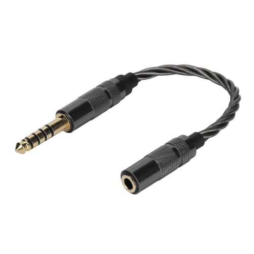 Câble adaptateur audio plaqué argent 4,4 mm mâle équilibré vers 3,5 mm stéréo adaptateur femelle câble casque pour NW-ZX507 DMP-Z1 NW-ZX300A NW-WM1Z