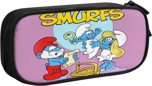Trousse À Crayons The Schtroumpfs - Design Graffiti - Fournitures - Cadeaux Pour Garçons - Cadeaux Pour Filles - Schoo - Papeterie - Coo- Fournitures Scolaires